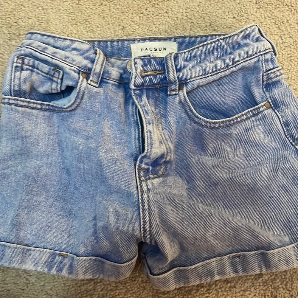 pacsun denim shorts
